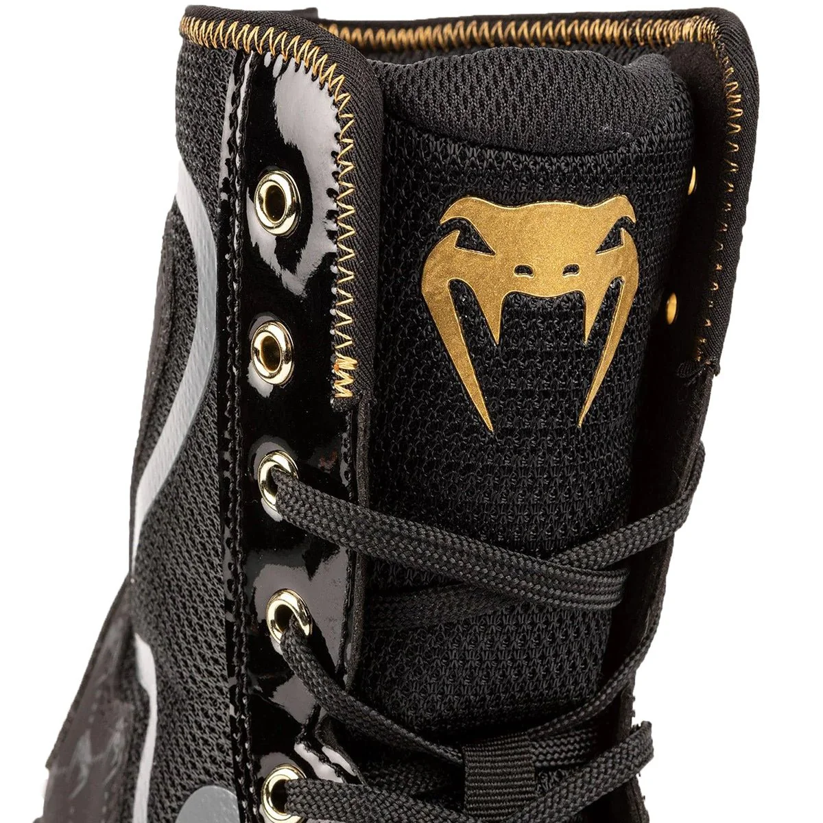 Venum Elite Evo Monogram Boxing Shoes - Black - Image 6