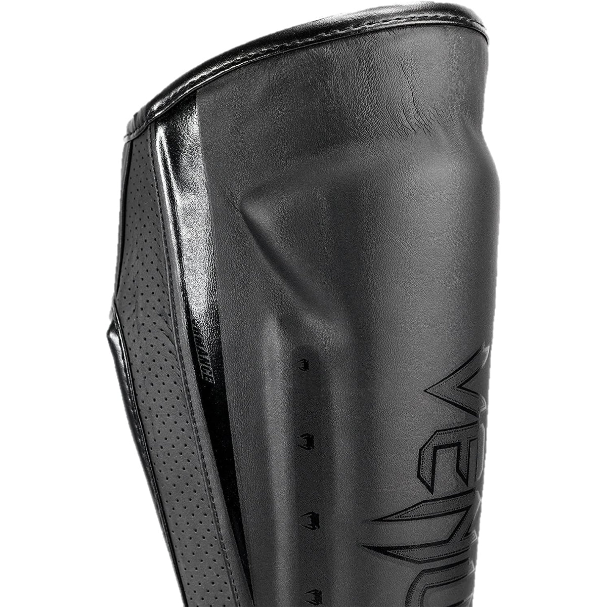 Venum Elite Evo Protective Shin Instep Guards - Black/Black - Image 4