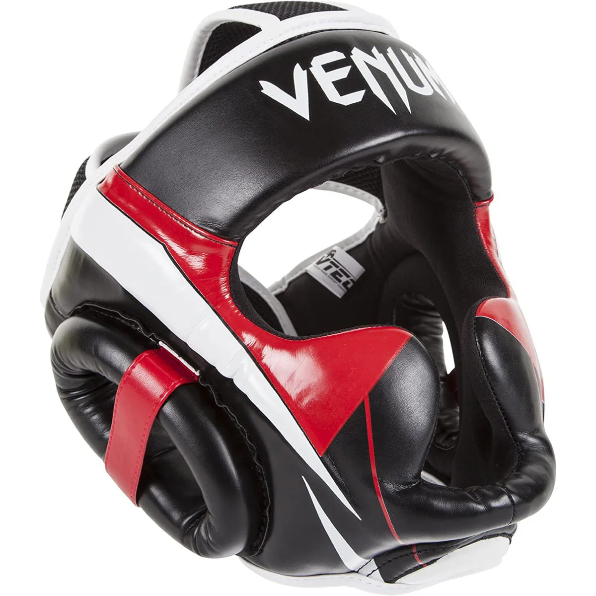 Venum Elite Headgear - Black/Red/Gray