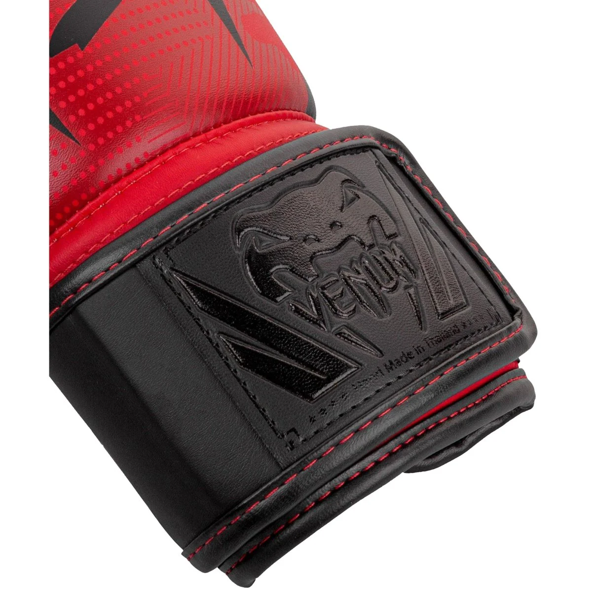 Venum Elite Hook and Loop Boxing Gloves - Red Camo - Image 5