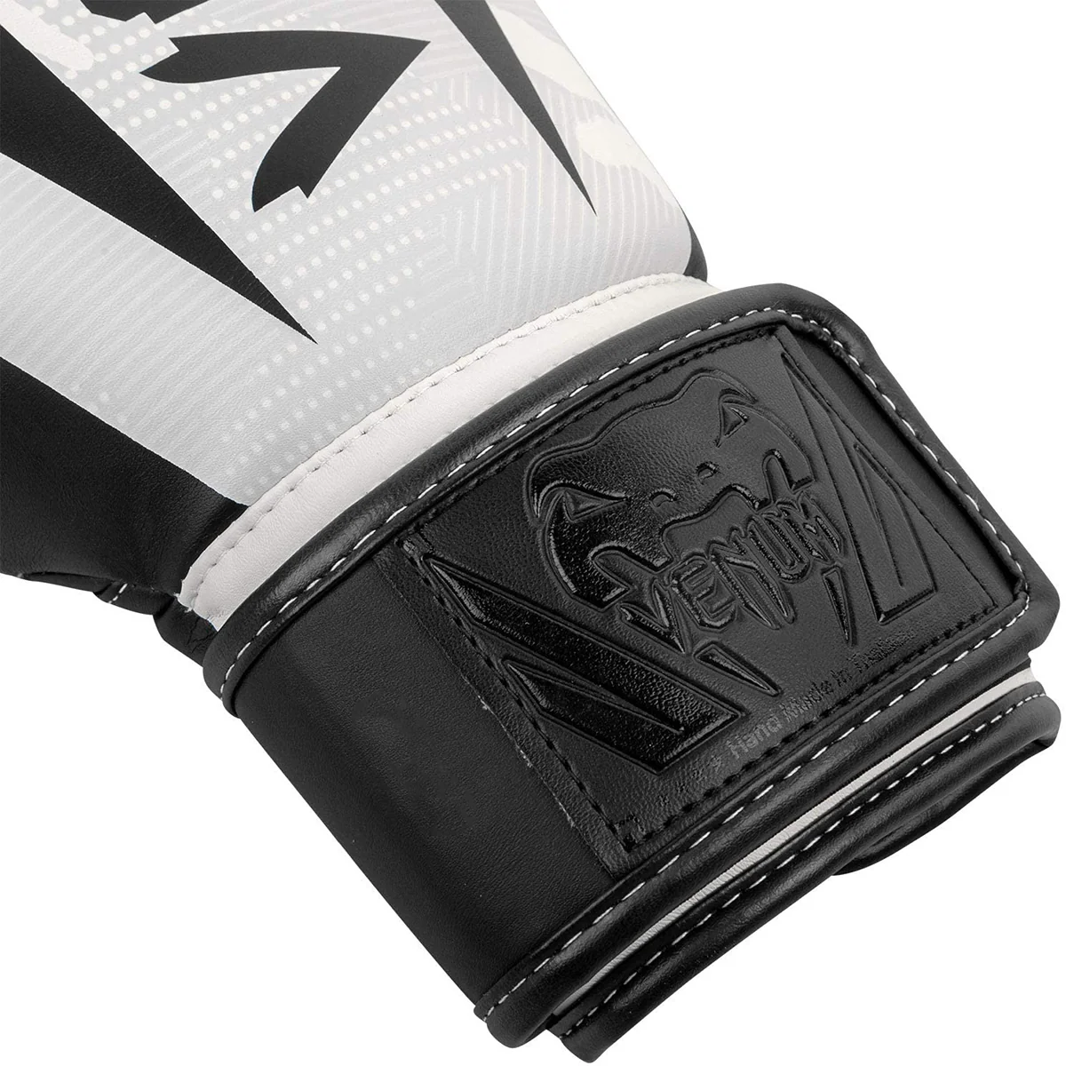 Venum Elite Hook and Loop Training Boxing Gloves - White/Camo - Image 4