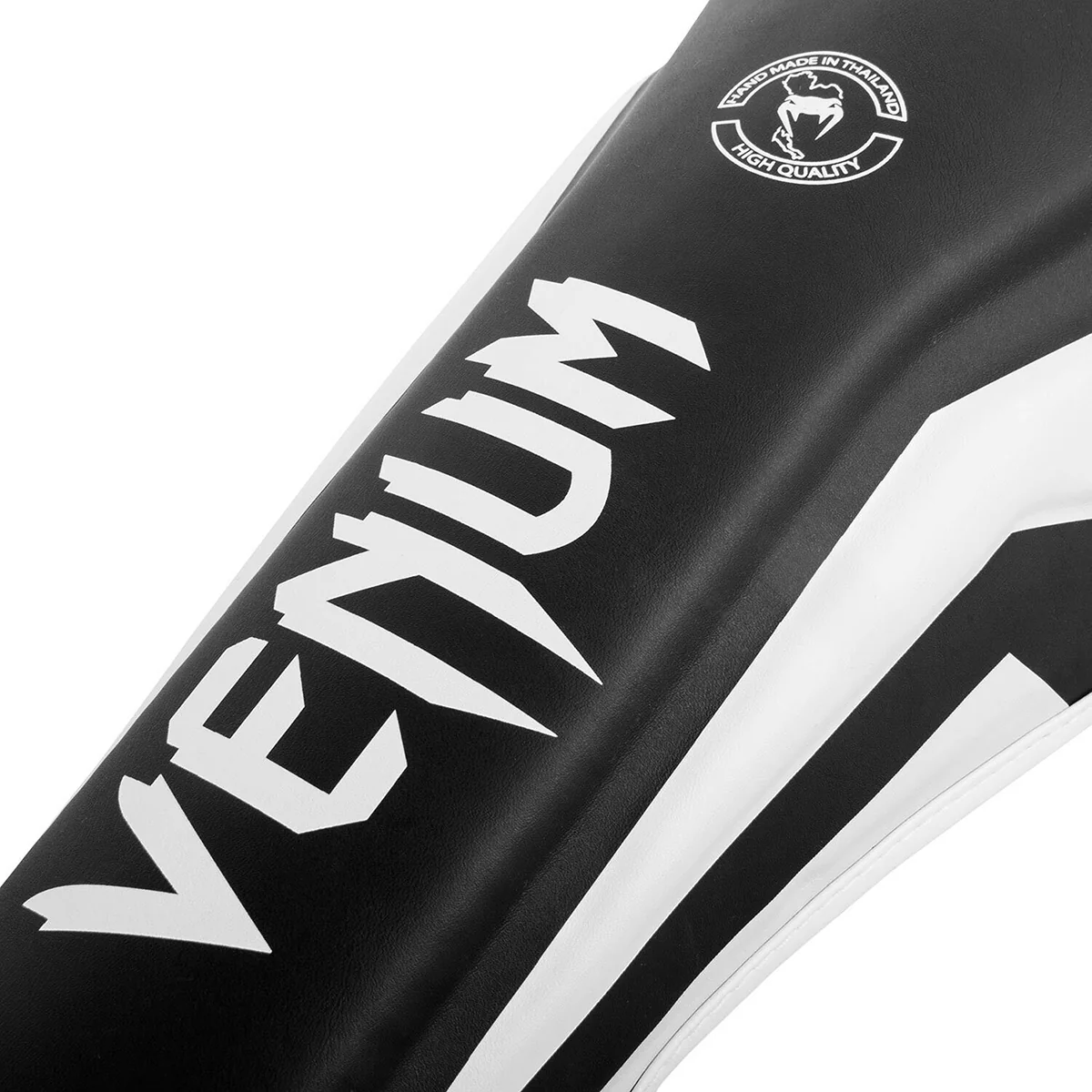 Venum Elite Lightweight Standup Protective MMA Shin Guards - Black/White - Image 5
