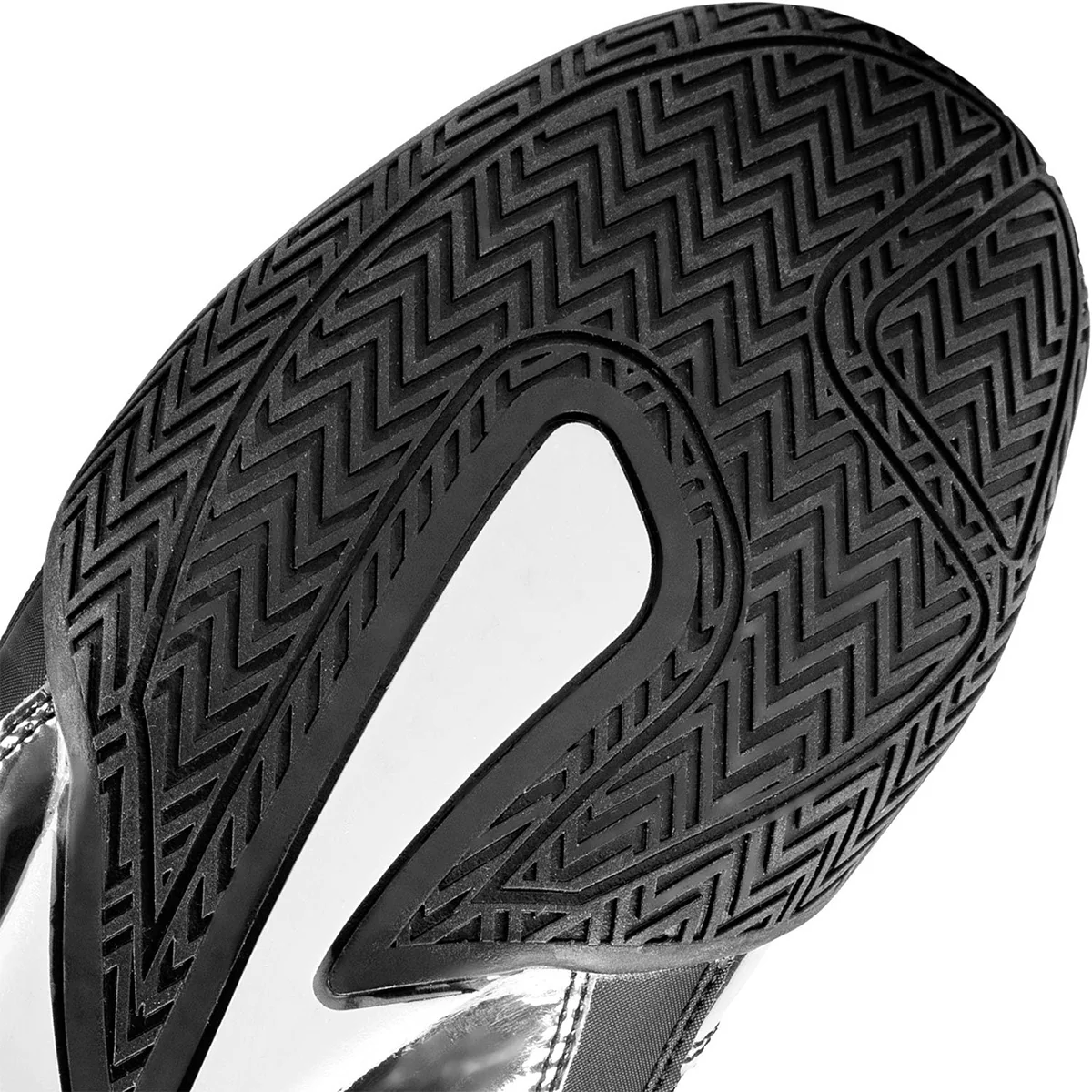 Venum Elite Professional Boxing Shoes - Black/Silver - Image 5