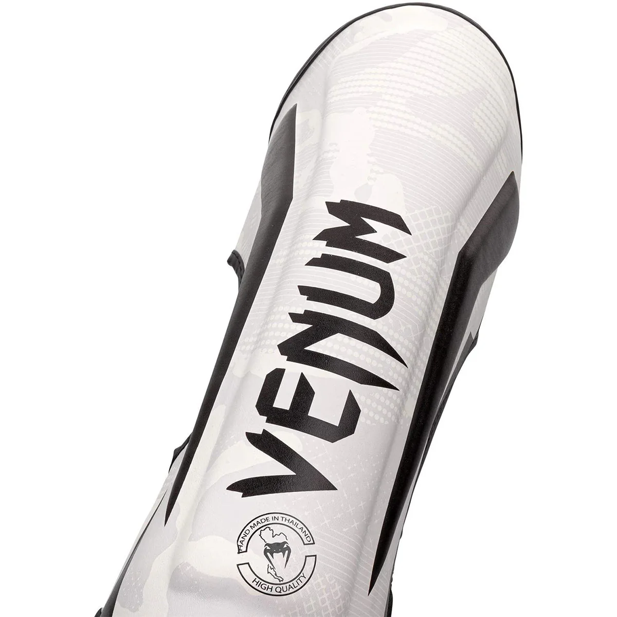 Venum Elite Protective MMA Shin Instep Guards - White/Camo - Image 2