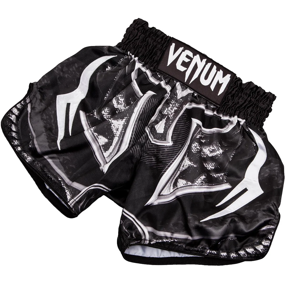 Venum Gladiator 3.0 Lightweight Muay Thai Shorts - Black/White