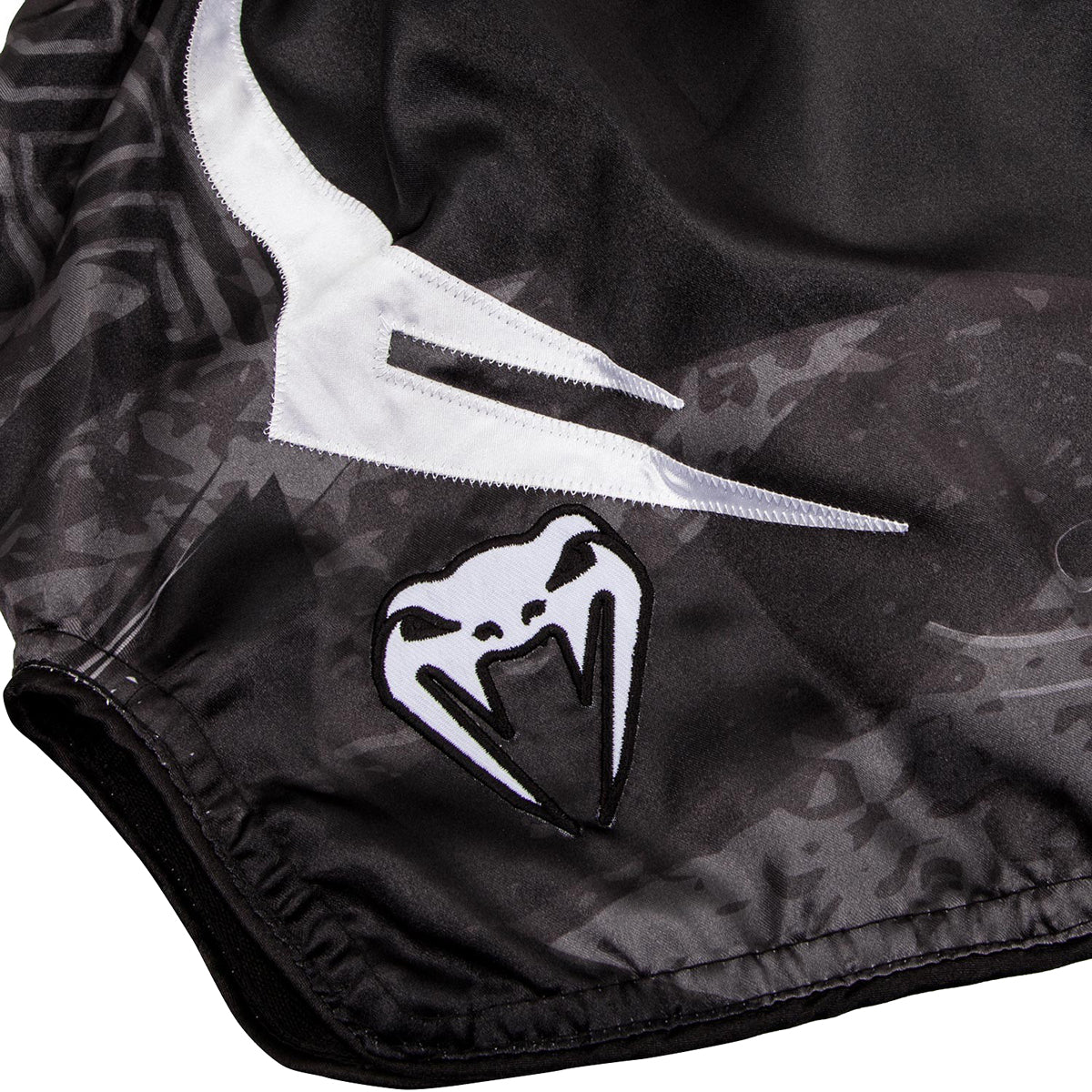 Venum Gladiator 3.0 Lightweight Muay Thai Shorts - Black/White - Image 4