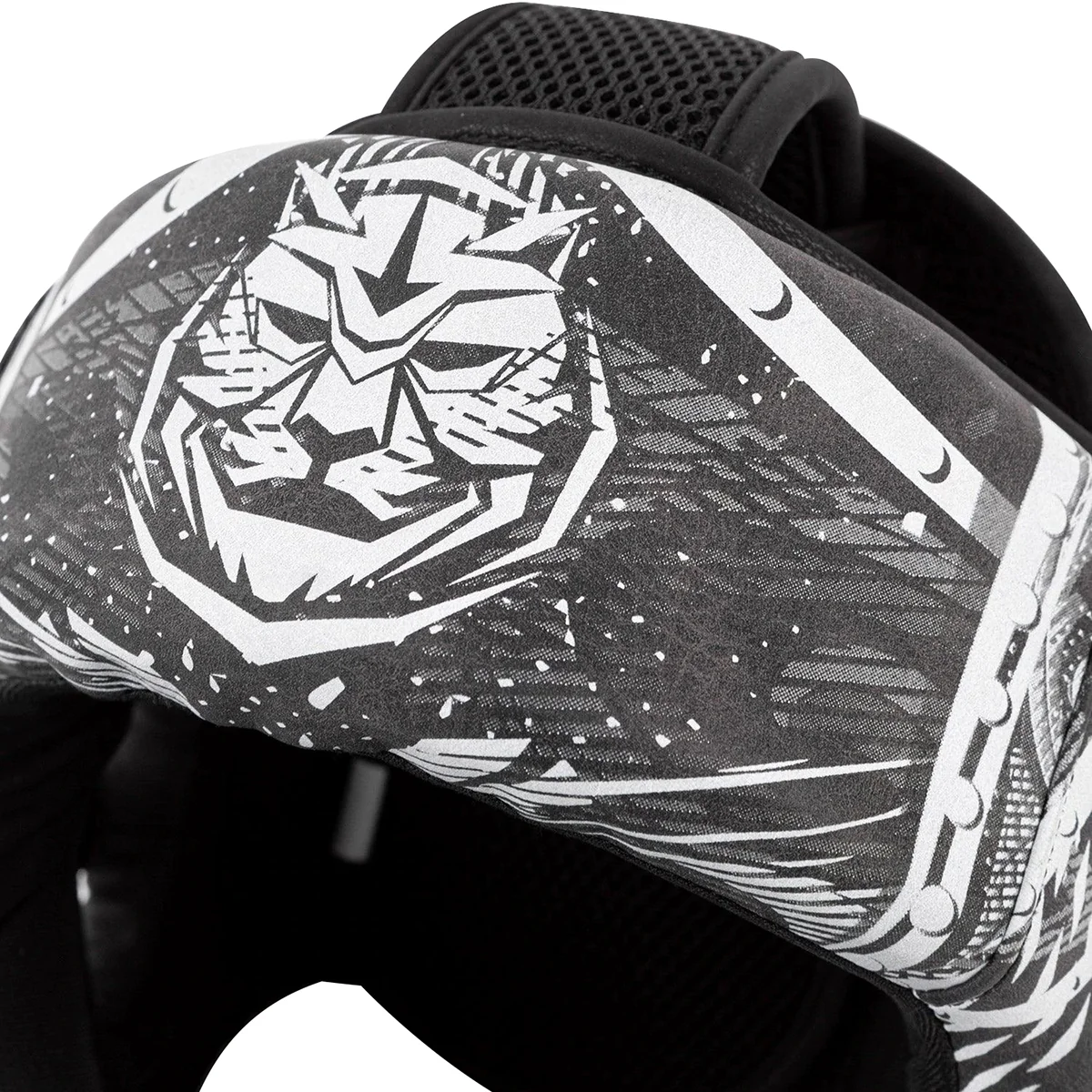 Venum GLDTR 4.0 Training Headgear - Black/White - Image 4