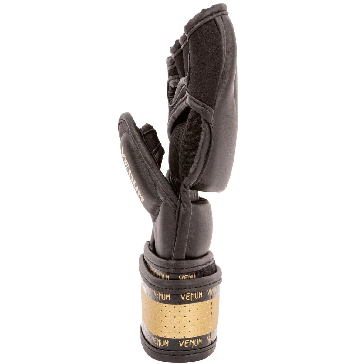 Venum Impact 2.0 Hook and Loop MMA Gloves - Black/Gold - Image 4