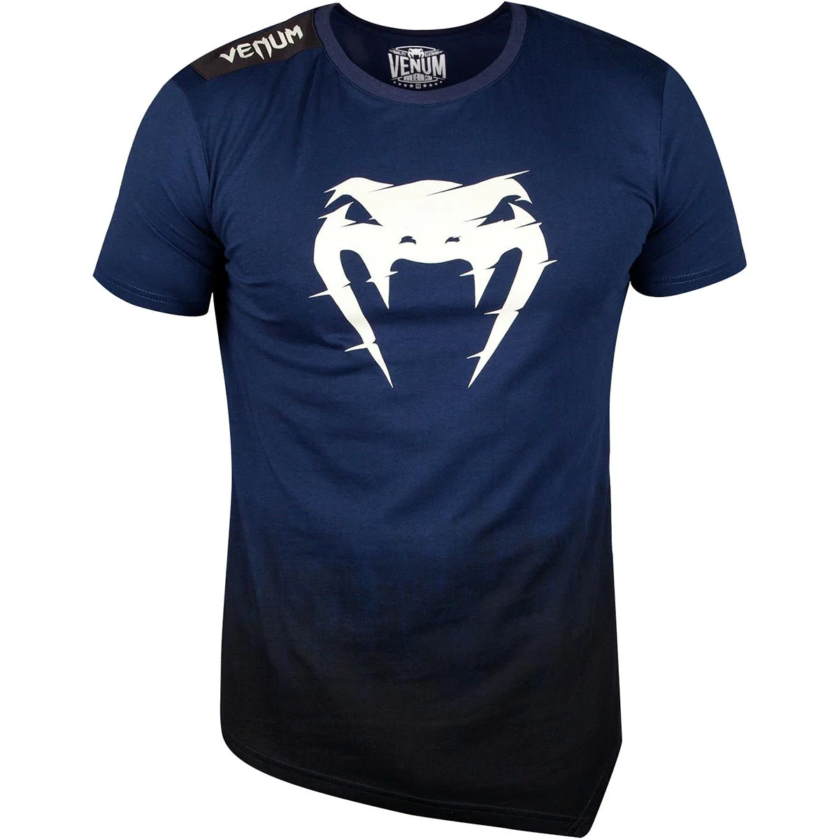 Venum Interference 2.0 Short Sleeve T-Shirt - Navy Blue