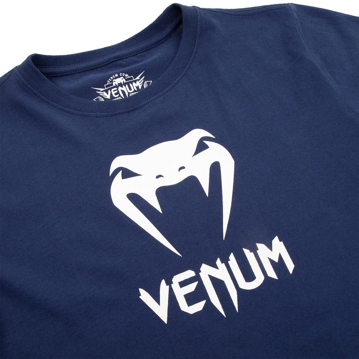 Venum Kids Classic Short Sleeve T-Shirt - Navy Blue - Image 3