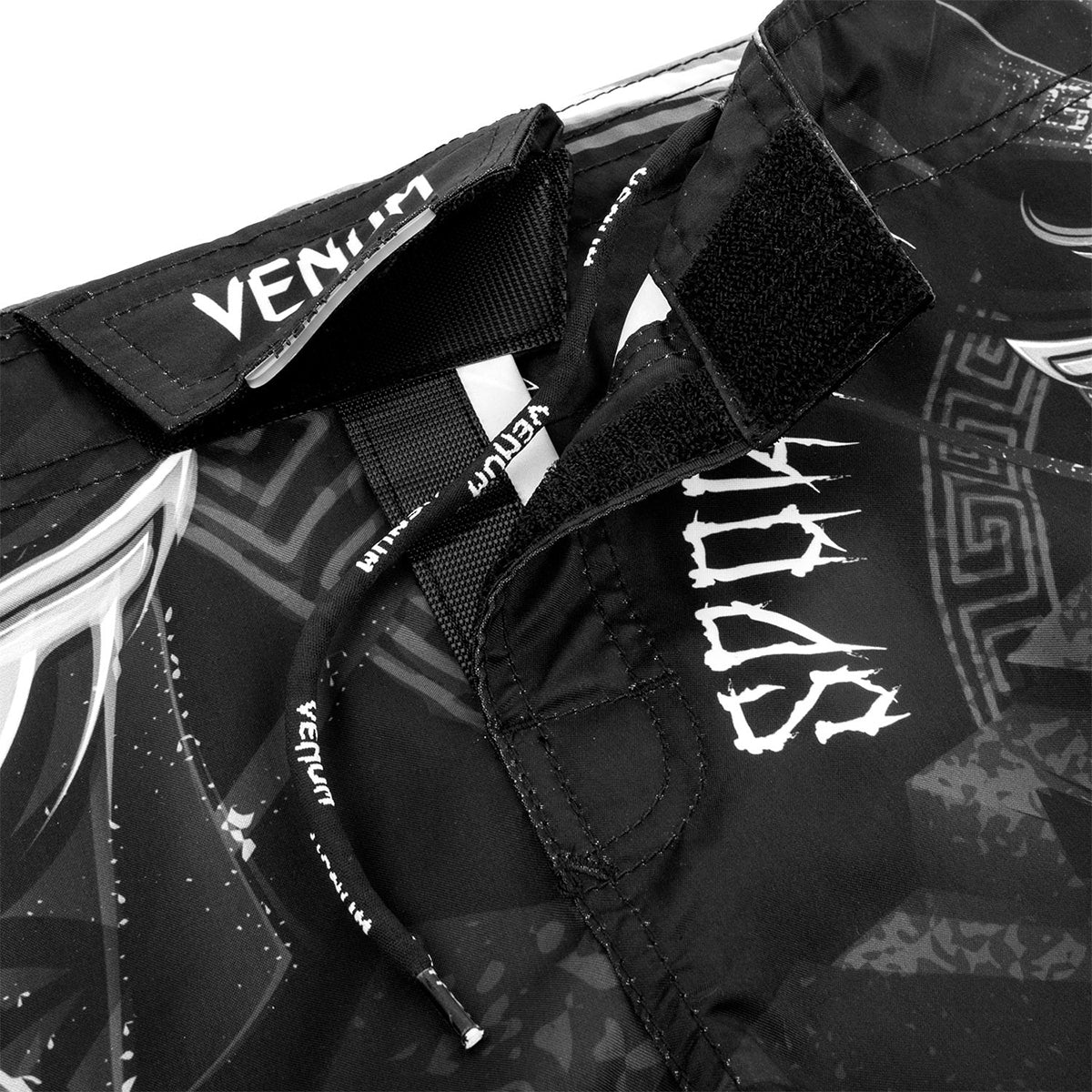 Venum Kids Gladiator MMA Fight Shorts - Black/White - Image 5
