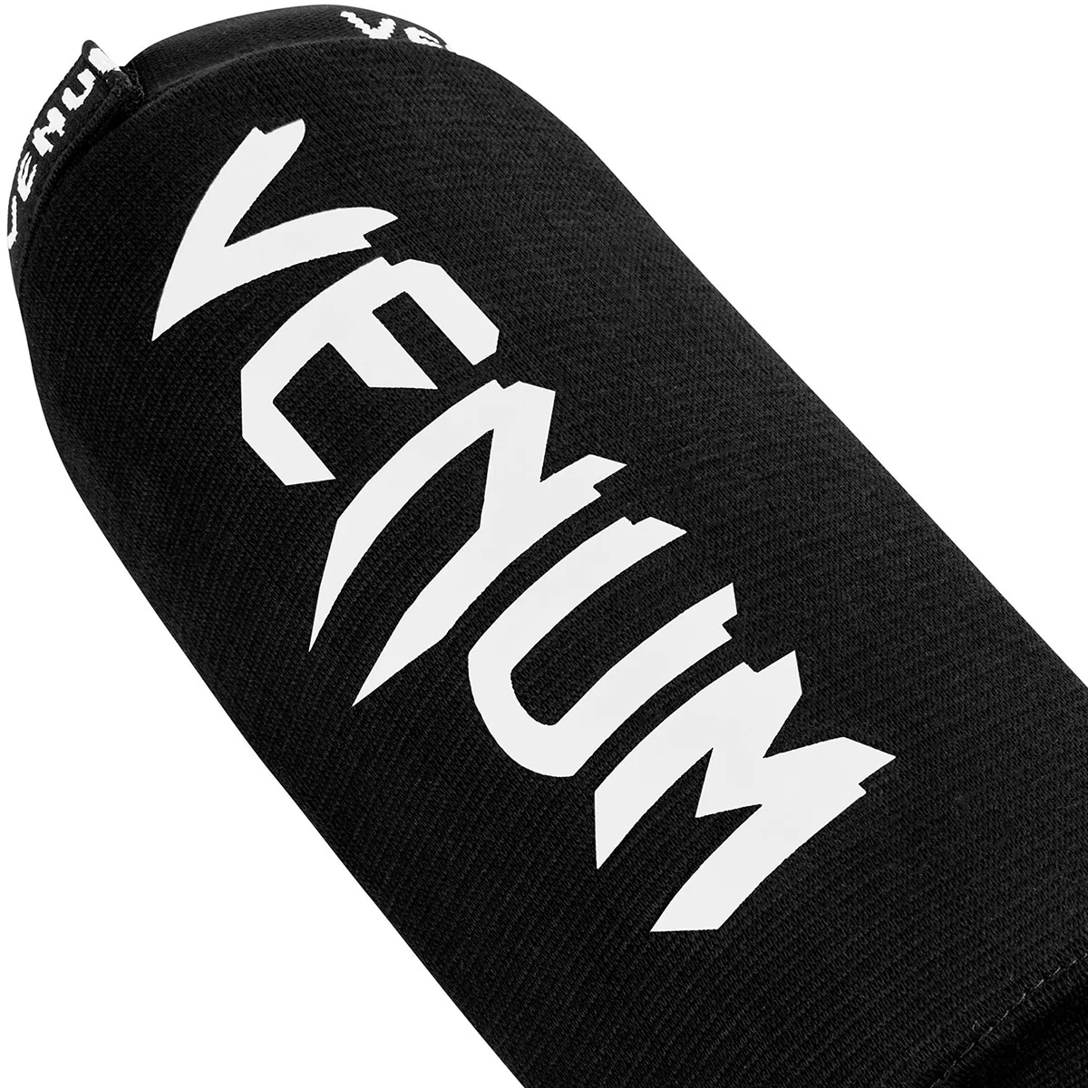 Venum Kontact Protective Slip-On MMA Shin Guards - Black/White - Image 5