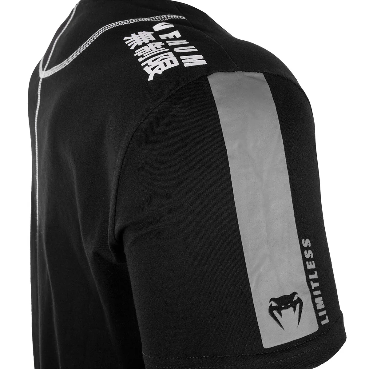 Venum Limitless Short Sleeve T-Shirt - Black - Image 3