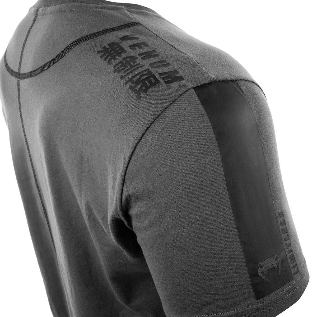 Venum Limitless Short Sleeve T-Shirt - Gray - Image 3