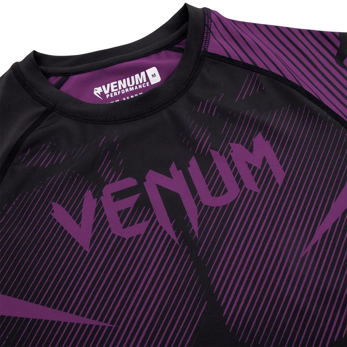 Venum No-Gi 2.0 Long Sleeve MMA Compression Rashguard - Black/Purple - Image 4