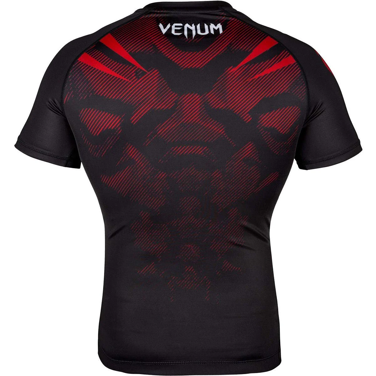 Venum No-Gi 2.0 Short Sleeve MMA Compression Rashguard - Black - Image 4