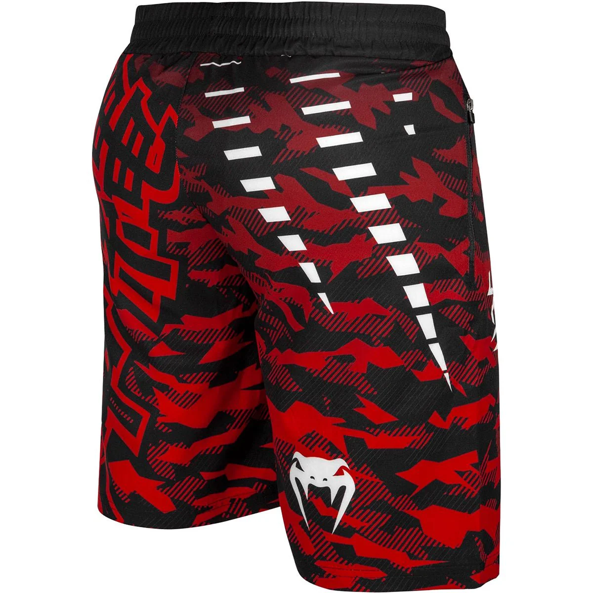 Venum Okinawa 2.0 Training Shorts - Black/White/Red - Image 3