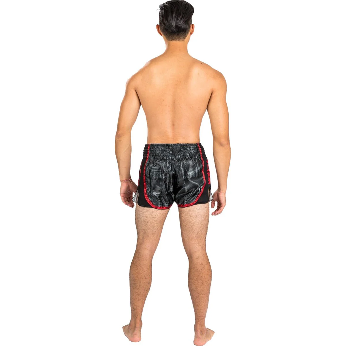 Venum Phantom Muay Thai Shorts - Black/Red - Image 2