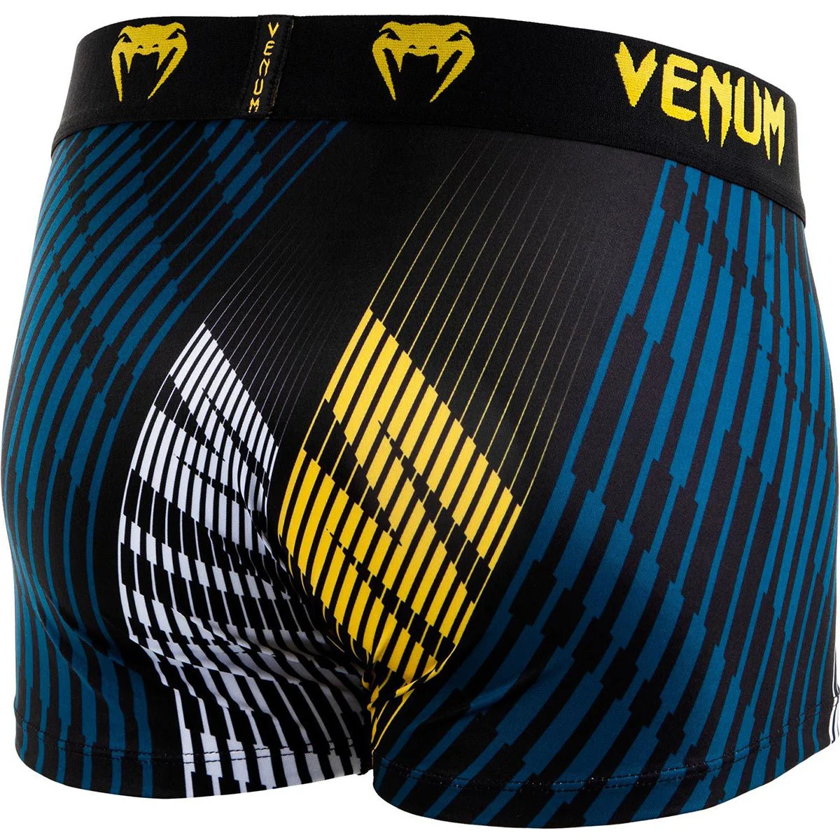 Venum Plasma Boxer Shorts - Black/Yellow - Image 2
