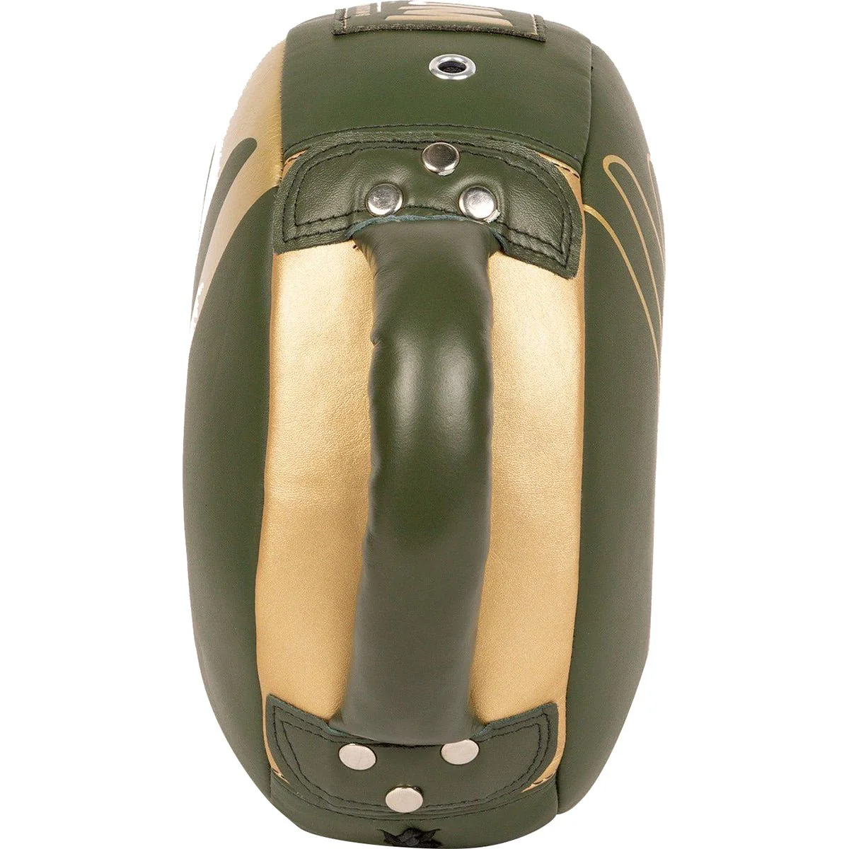 Venum Pro Boxing Mini Round Punch Shield - Khaki/Gold - Image 4
