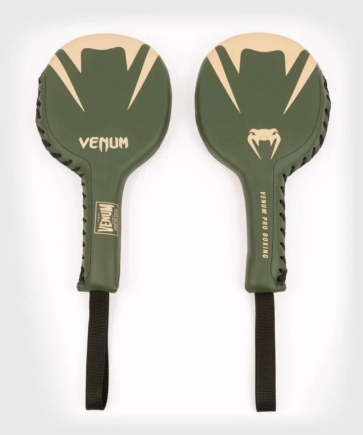 Venum Pro Boxing Training Rackets - Khaki/Gold
