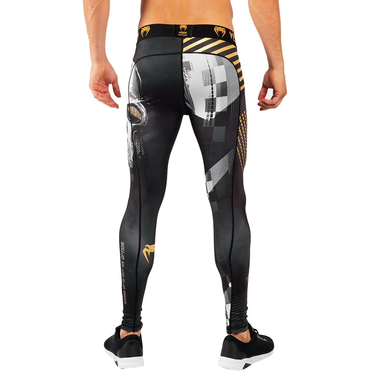 Venum Skull Compression Spats - Black - Image 4