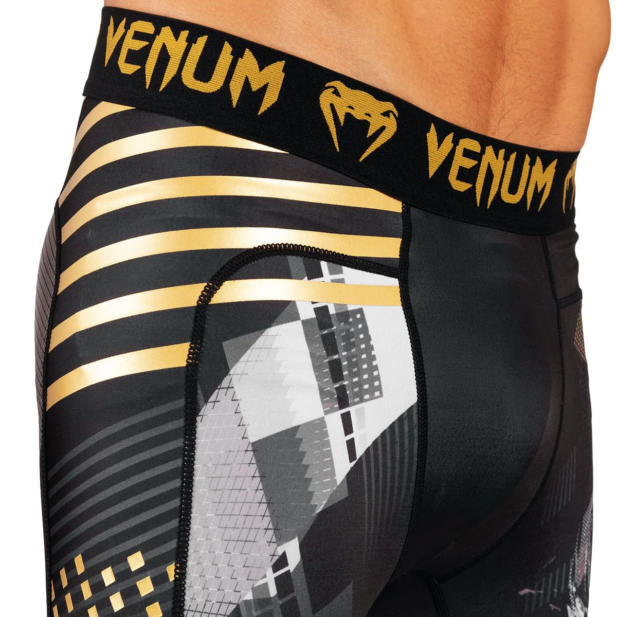 Venum Skull Compression Spats - Black - Image 6