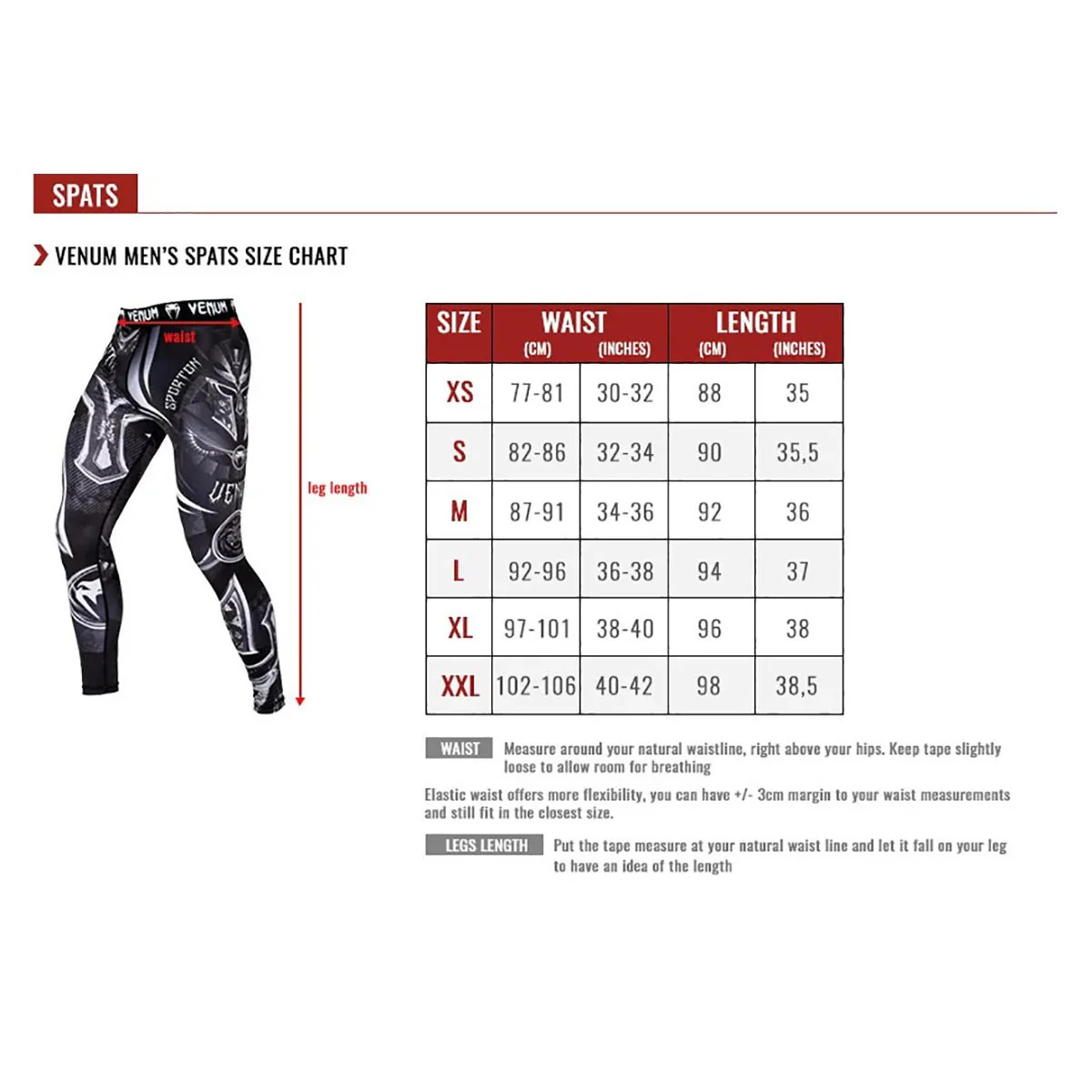 Venum Skull Compression Spats - Black - Image 8