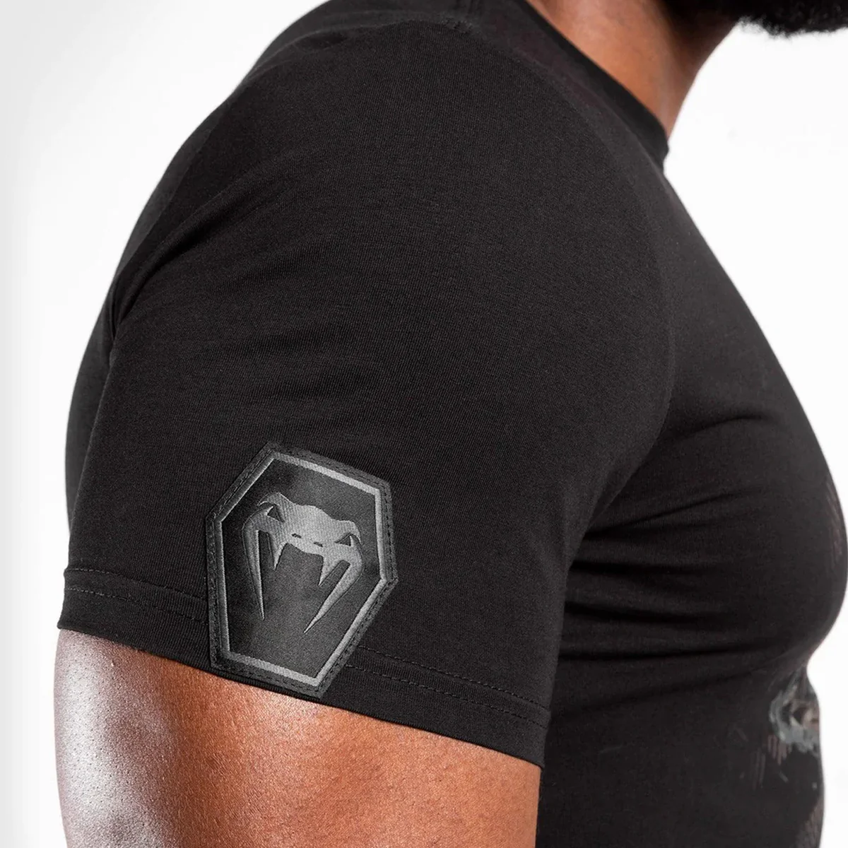 Venum Skull T-Shirt - Black/Black - Image 5
