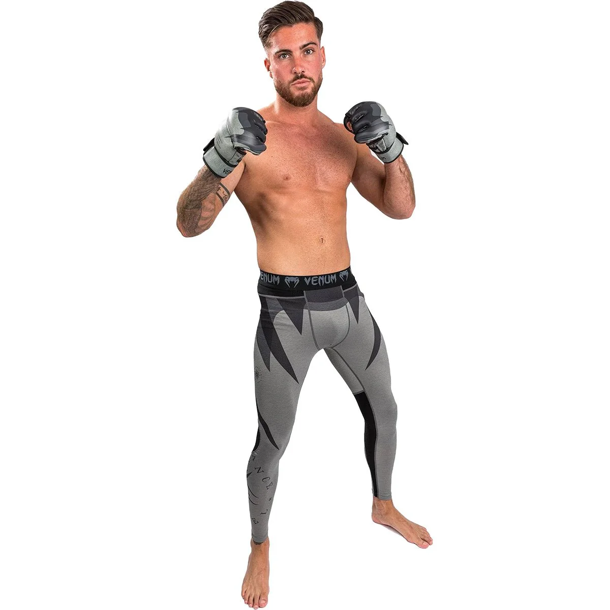 Venum Stone Compression Spats - Mineral Green - Image 4