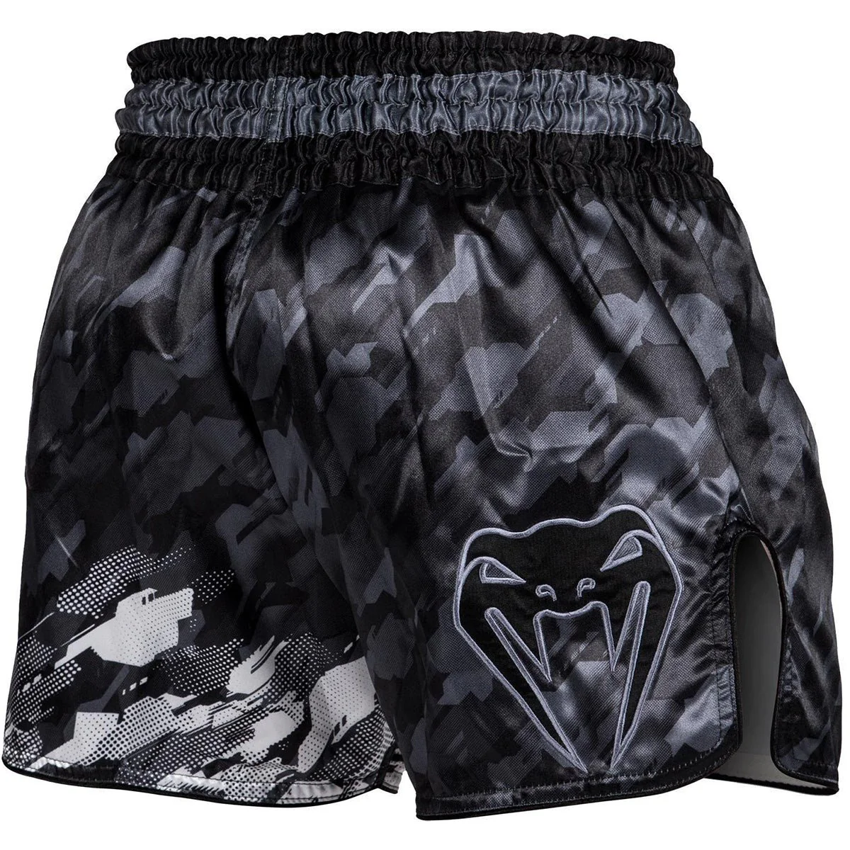 Venum Tecmo Muay Thai Shorts - Dark Gray - Image 2