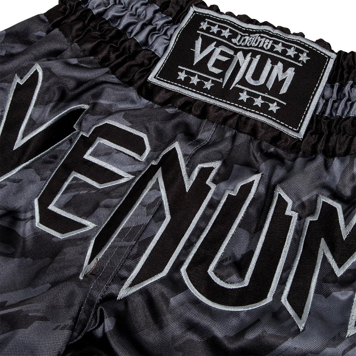 Venum Tecmo Muay Thai Shorts - Dark Gray - Image 6