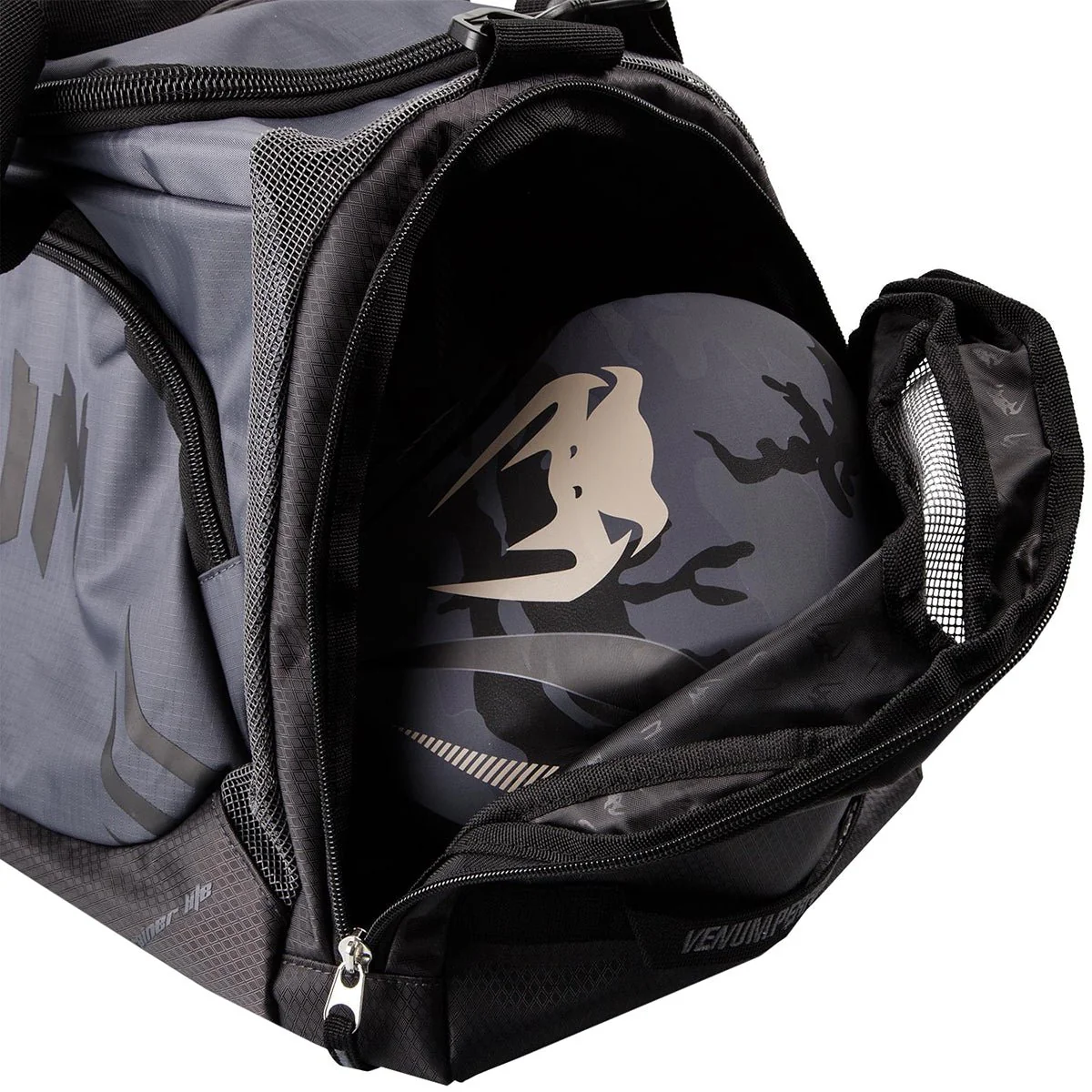 Venum Trainer Lite Sport Duffel Bag - Gray/Gray - Image 5