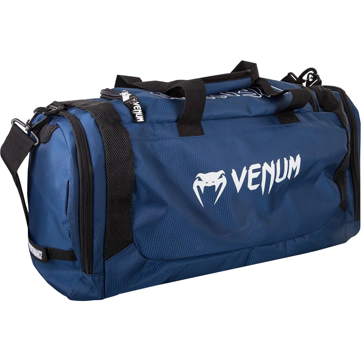 Venum Trainer Lite Sport Duffel Bag - Navy Blue/White - Image 3