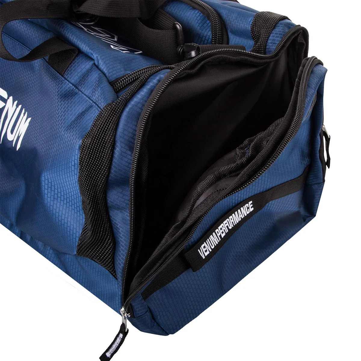 Venum Trainer Lite Sport Duffel Bag - Navy Blue/White - Image 4