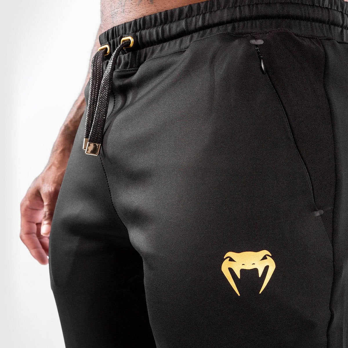 Venum UFC Authentic Fight Night Walkout Jogger Pants - Black/Gold - Image 5