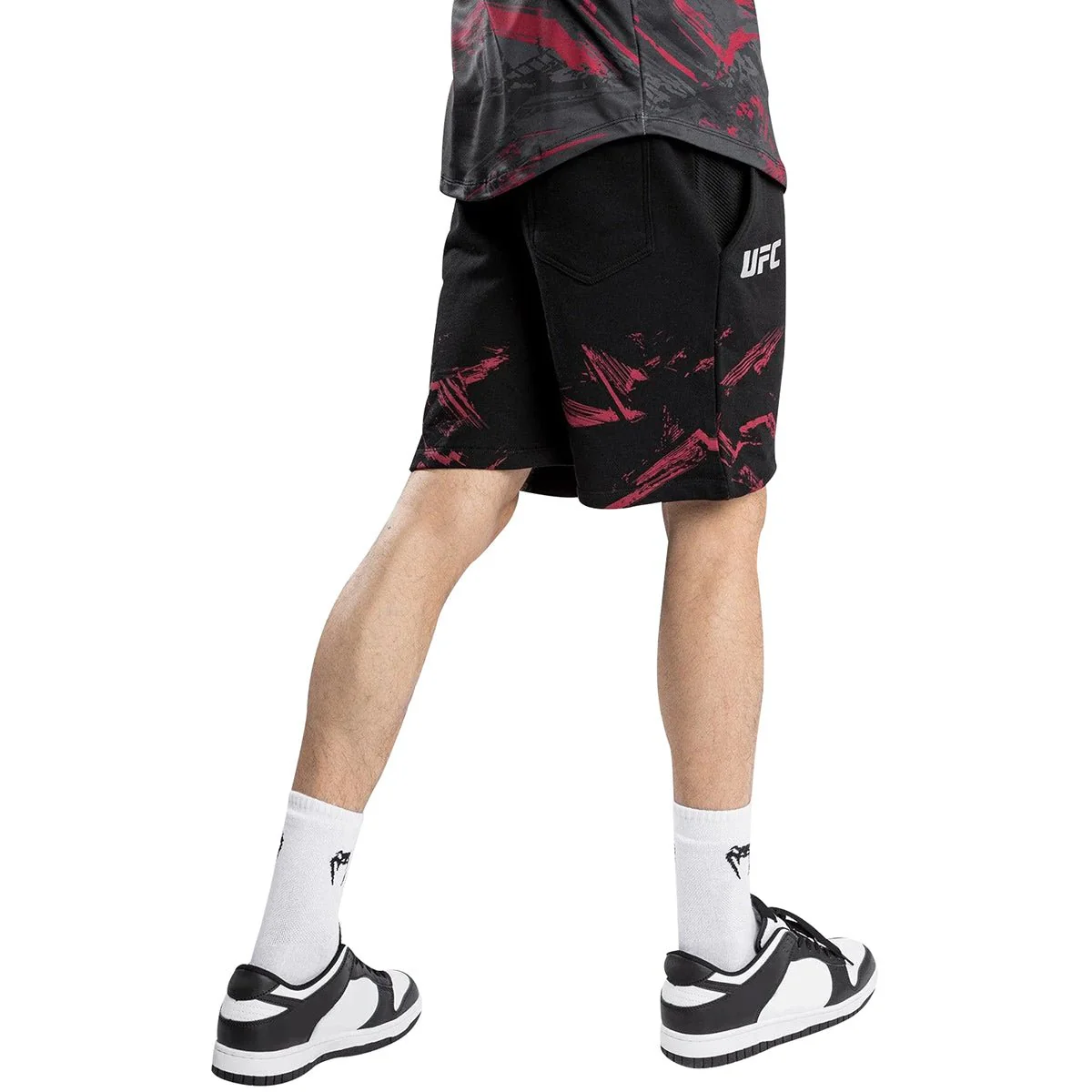 Venum UFC Authentic Fight Week 2.0 Fitness Shorts - Black/Red - Image 3