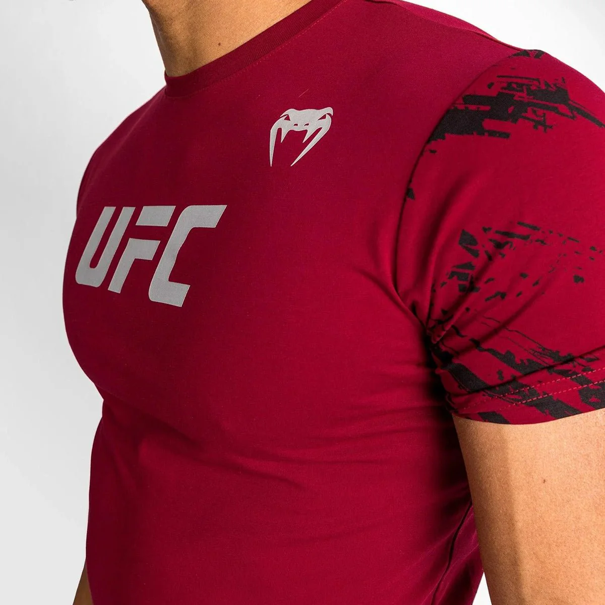 Venum UFC Authentic Fight Week 2.0 T-Shirt - Red - Image 2