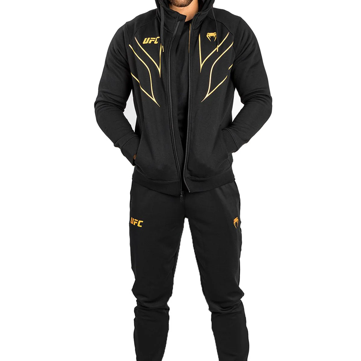 Venum UFC Fight Night 2.0 Replica Full Zip Hoodie - Champion - Image 3