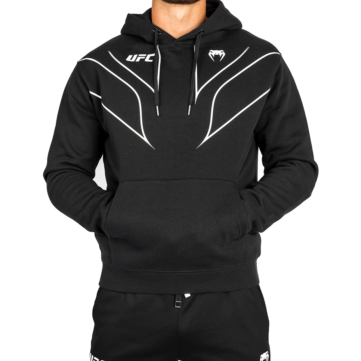 Venum UFC Fight Night 2.0 Replica Pullover Hoodie - Black