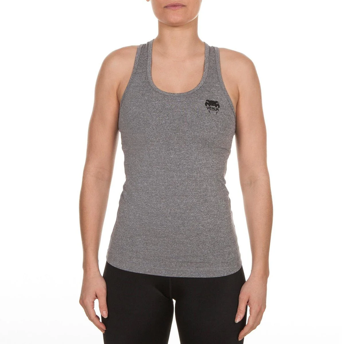 Venum Women's Essential Racer Back Athletic Tank Top - Gray