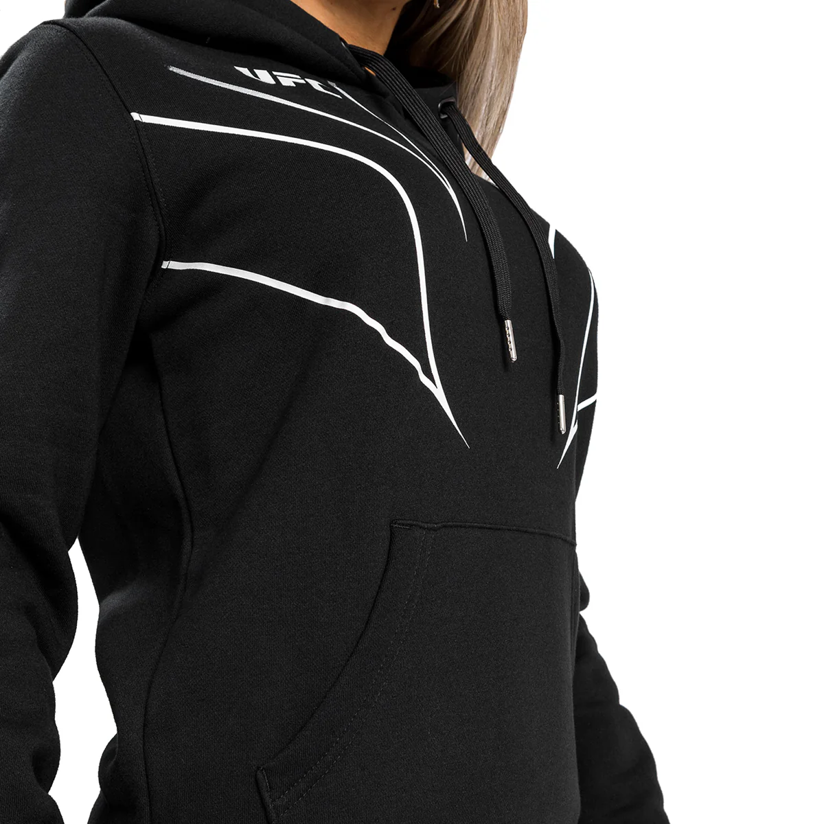 Venum Women's UFC Fight Night 2.0 Replica Pullover Hoodie - Black - Image 7
