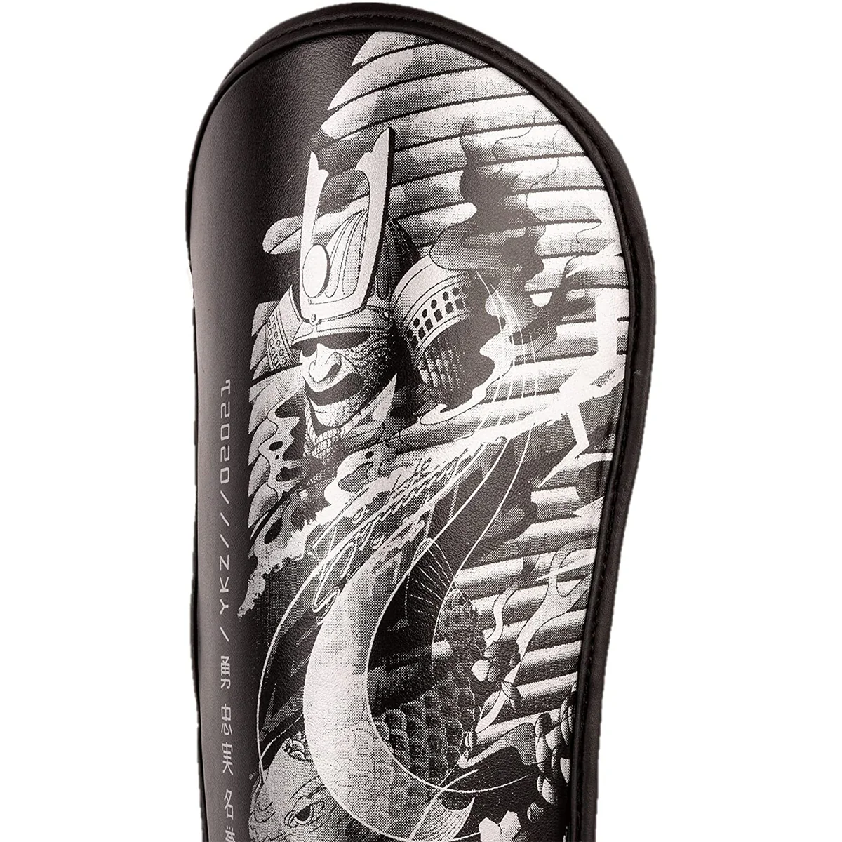 Venum YKZ21 Kid's Protective Shin Instep Guards - Black/White - Image 5