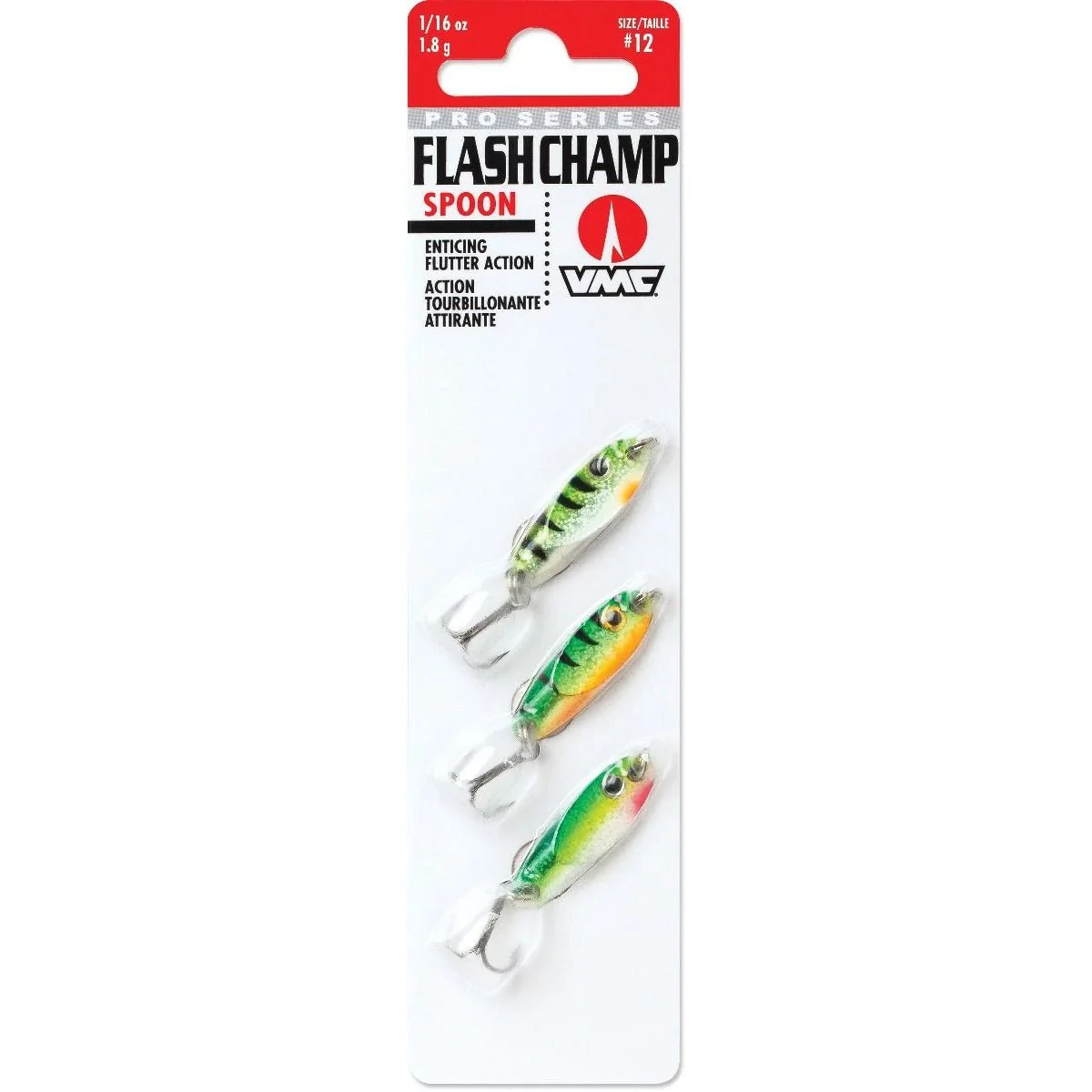 VMC 3/32 oz. Live Flash Champ Spoon Fishing Lure 3-Pack