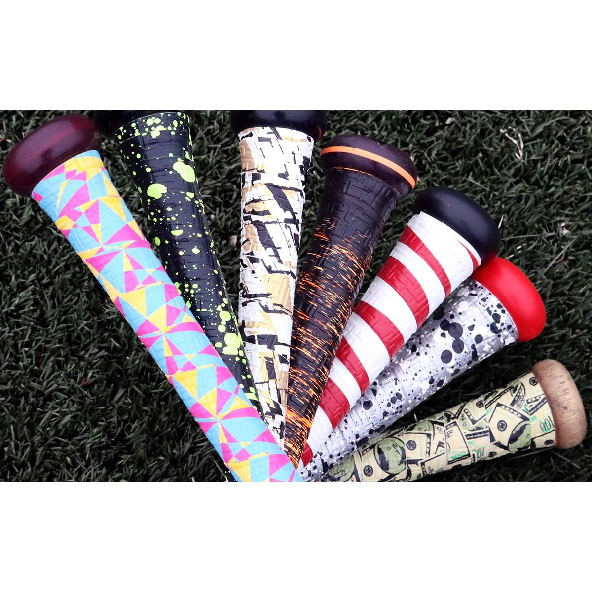Vulcan Max Cool Pickleball Paddle Overgrips - 3 Pack - Image 2
