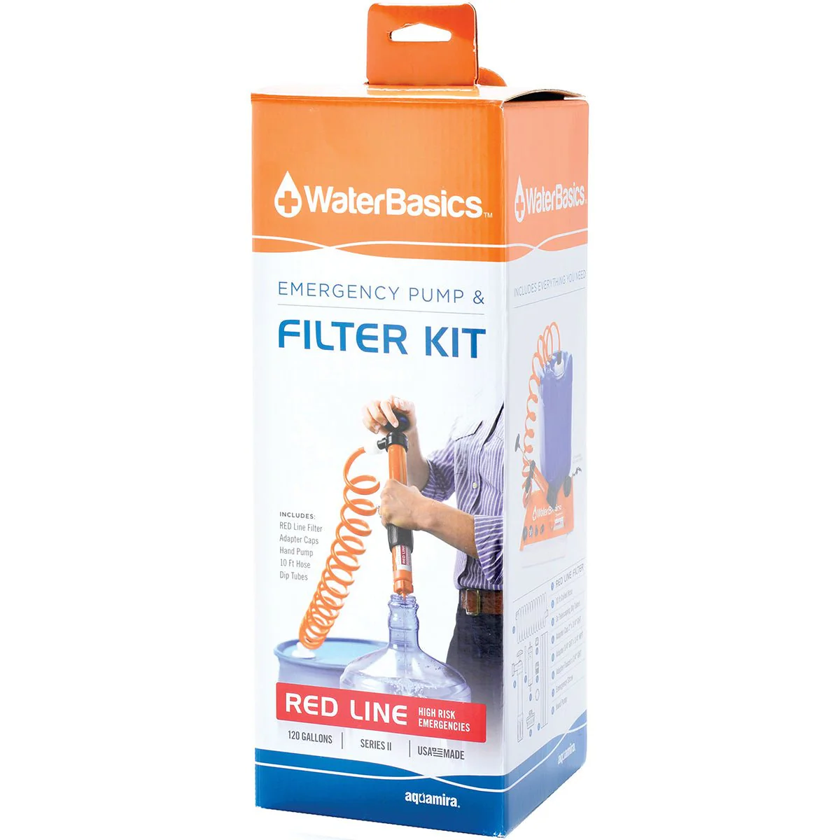 WaterBasics Emergency Pump and Filter Kit for Stored Water - Image 2