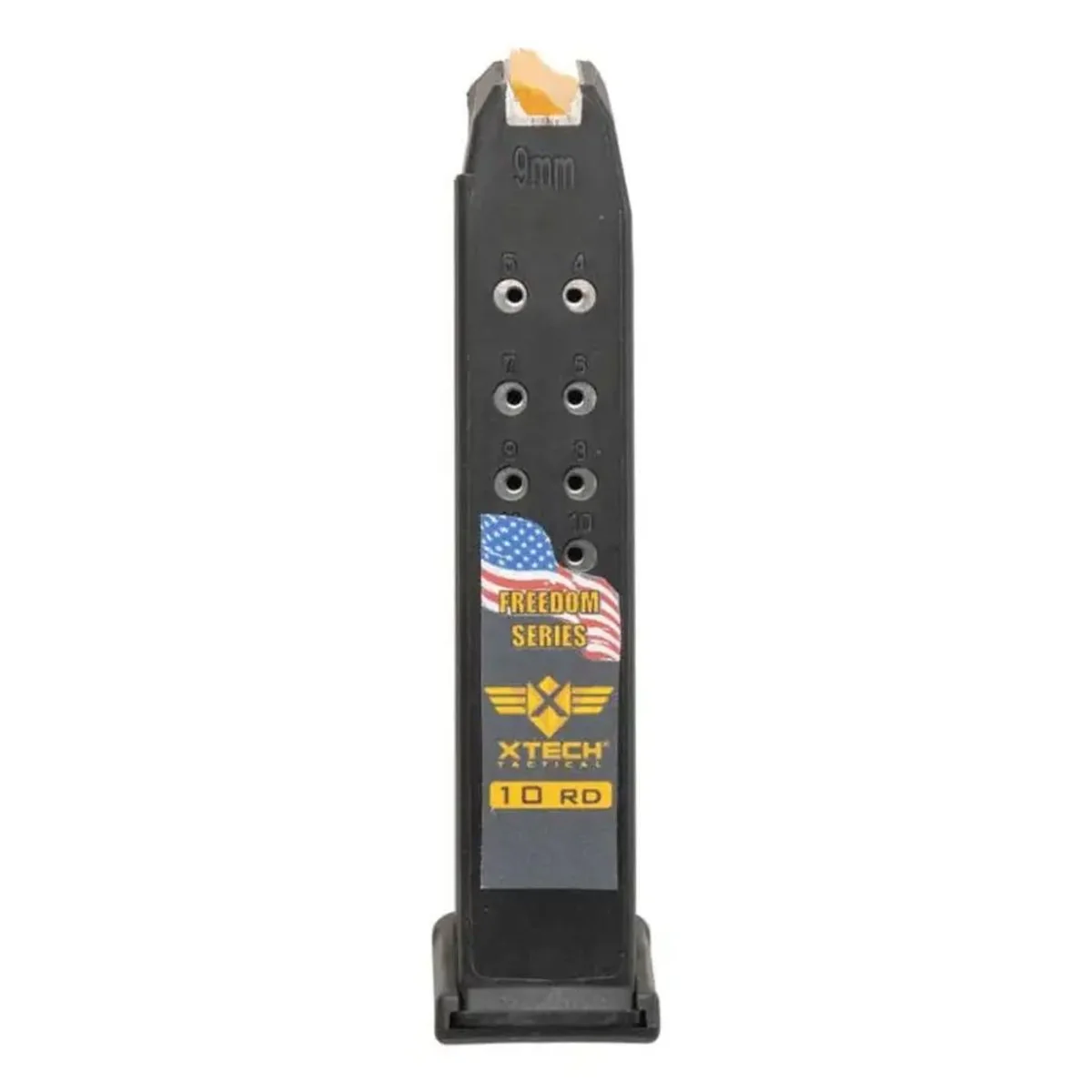 XTech Tactical Steel Reinforced 10/15 9mm 10-Round Magazine for GLOCK 26 XT30323