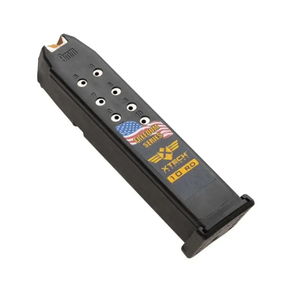 XTech Tactical Steel Reinforced 10/15 9mm 10-Round Magazine for GLOCK 26 XT30323 - Image 2