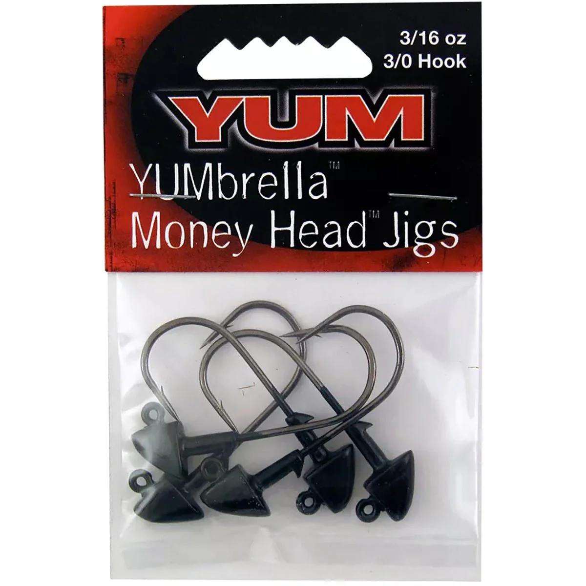 YUM Baits YUMbrella Money Head Fishing Jigs - 1/4 oz