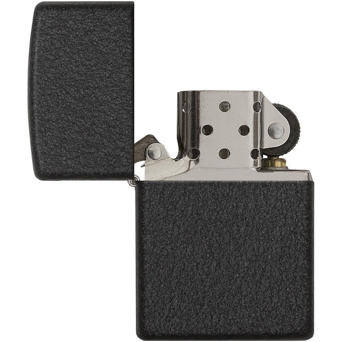 Zippo Black Crackle Pocket Lighter - Image 2
